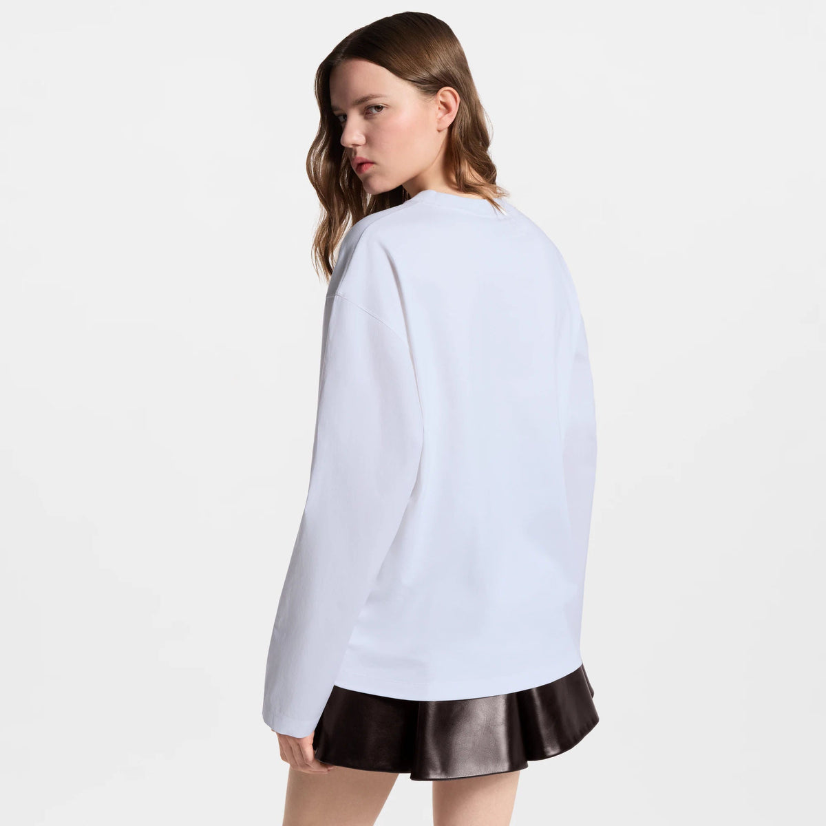 Women's Oversized Cotton Long-Sleeved Top