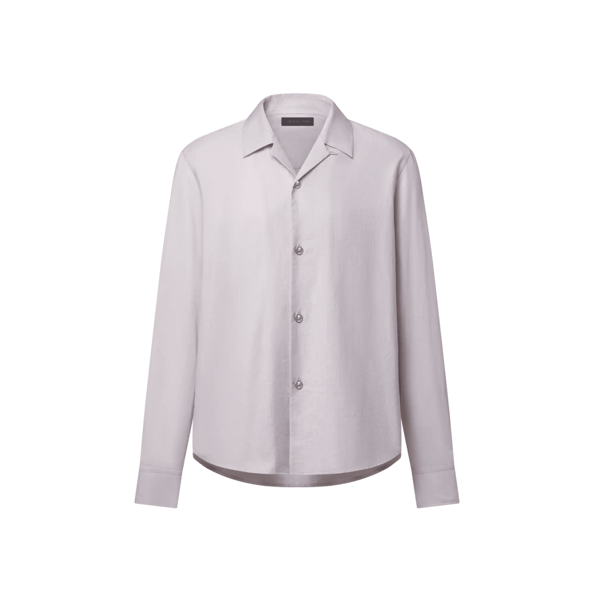 Men's Long-Sleeved Open Collar Cotton Shirt