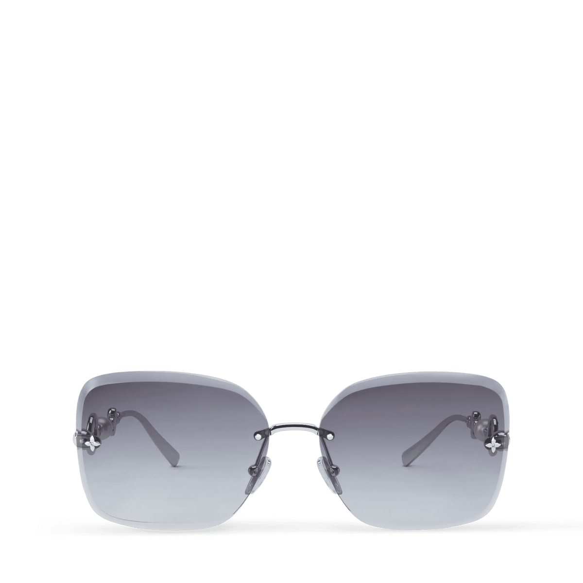 Women's Jewel Pearl Square Sunglasses