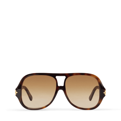 Women's Flower Square Pilot Sunglasses