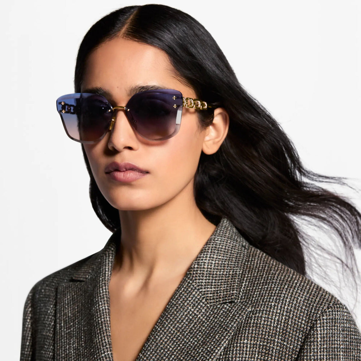 Women's Jewel Cat Eye Sunglasses