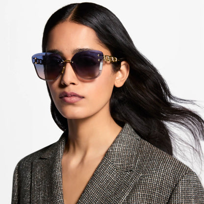 Women's Jewel Cat Eye Sunglasses