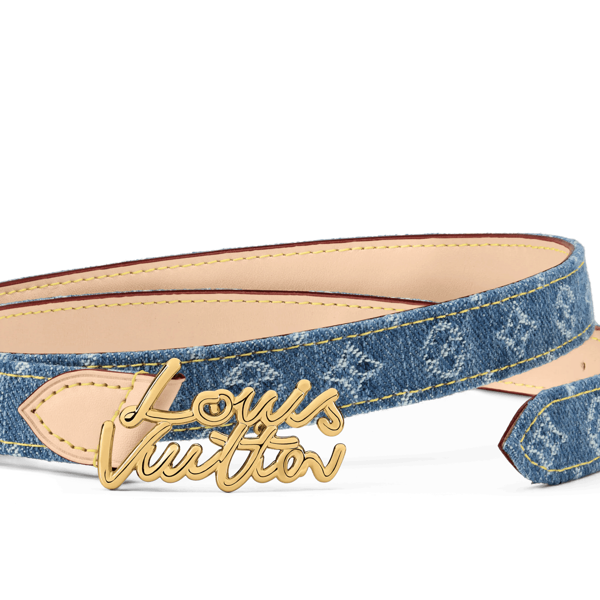 Women's Script 20mm Denim Belt