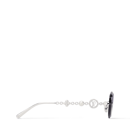 Women's Jewel Pearl Oval Sunglasses