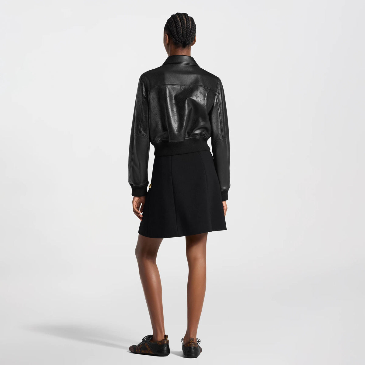 Women's Mahina Accent Leather Bomber Jacket