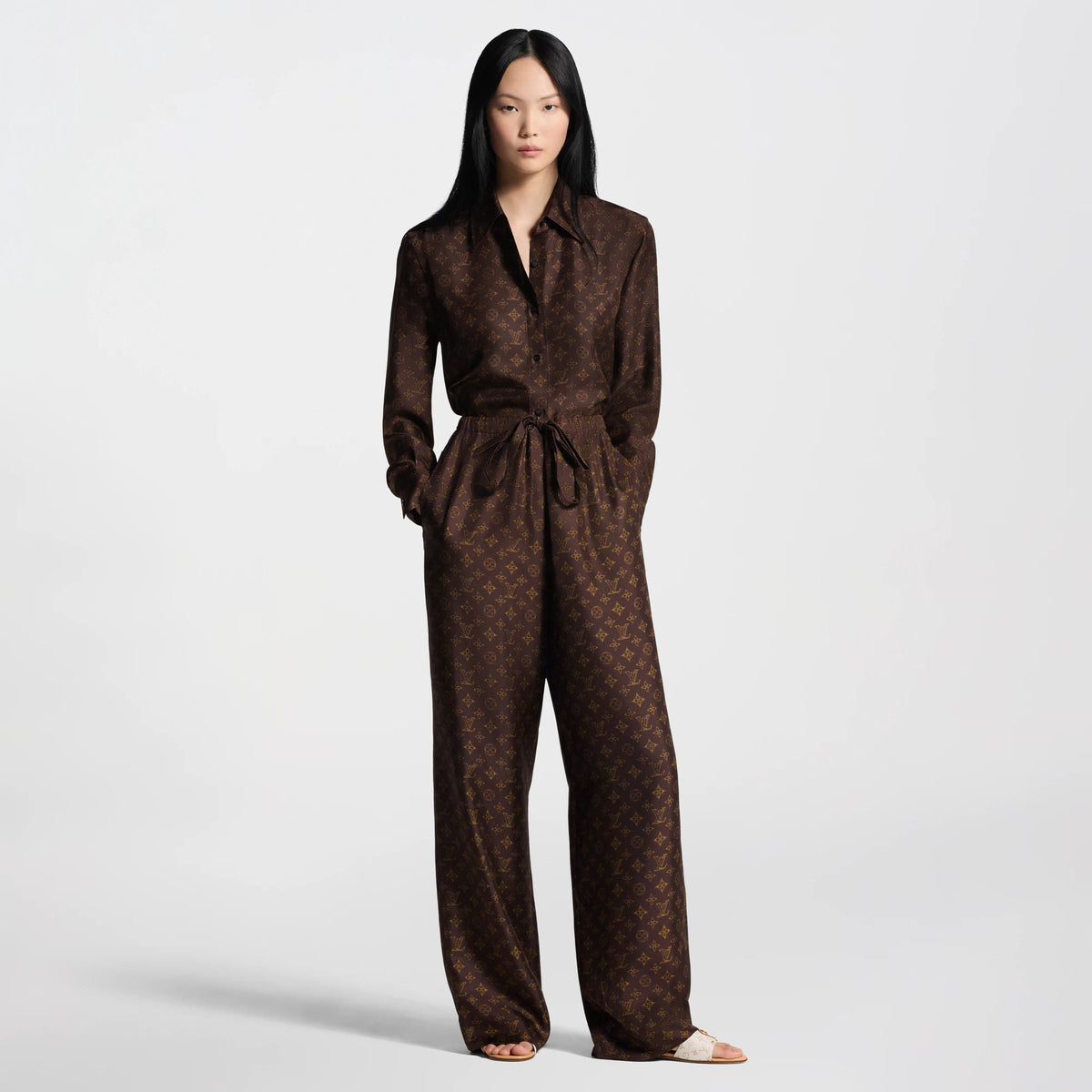 Women's Mahina Silk Twill Pajama Pants