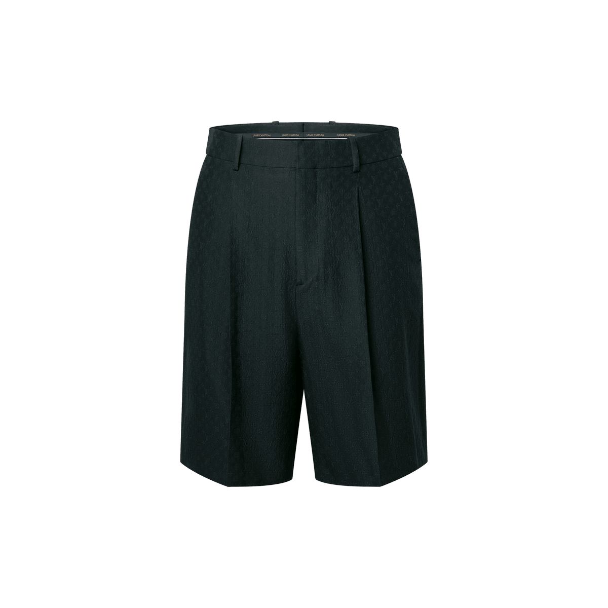 Men's Mini Monogram Silk-Cotton Blend Tailored Shorts