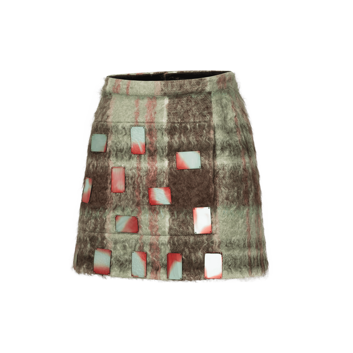 Women's Mirror Charm Tartan Skirt