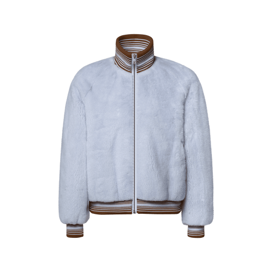 Men's Mink Zippered Blouson