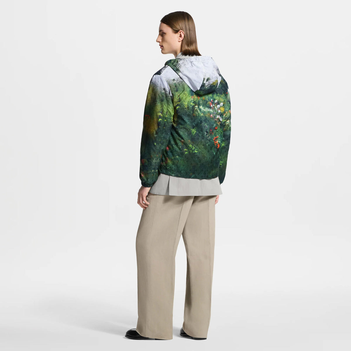 Men's Monogram Printed Windbreaker