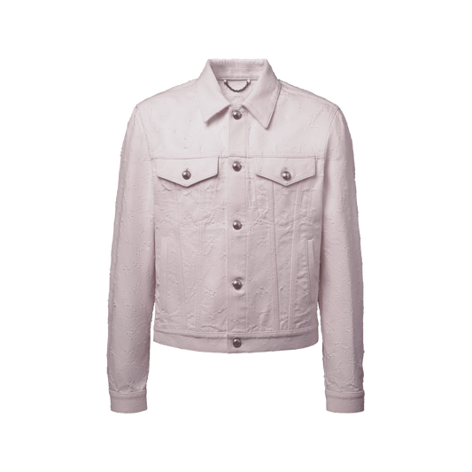 Men's Monogram Needle-Punched Trucker Jacket