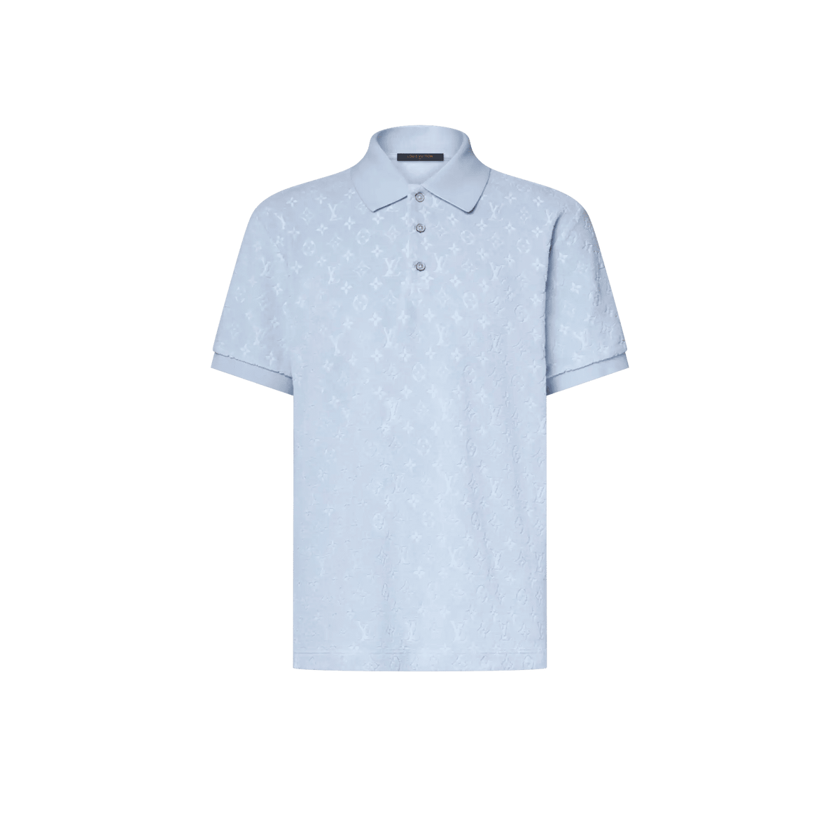 Men's Monogram French Terry Polo Shirt