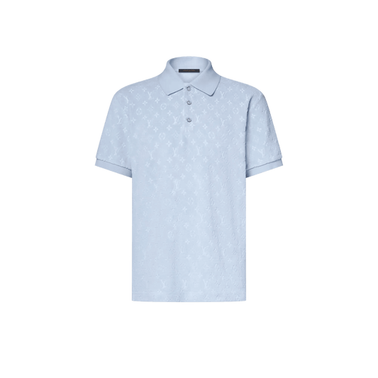 Men's Monogram French Terry Polo Shirt