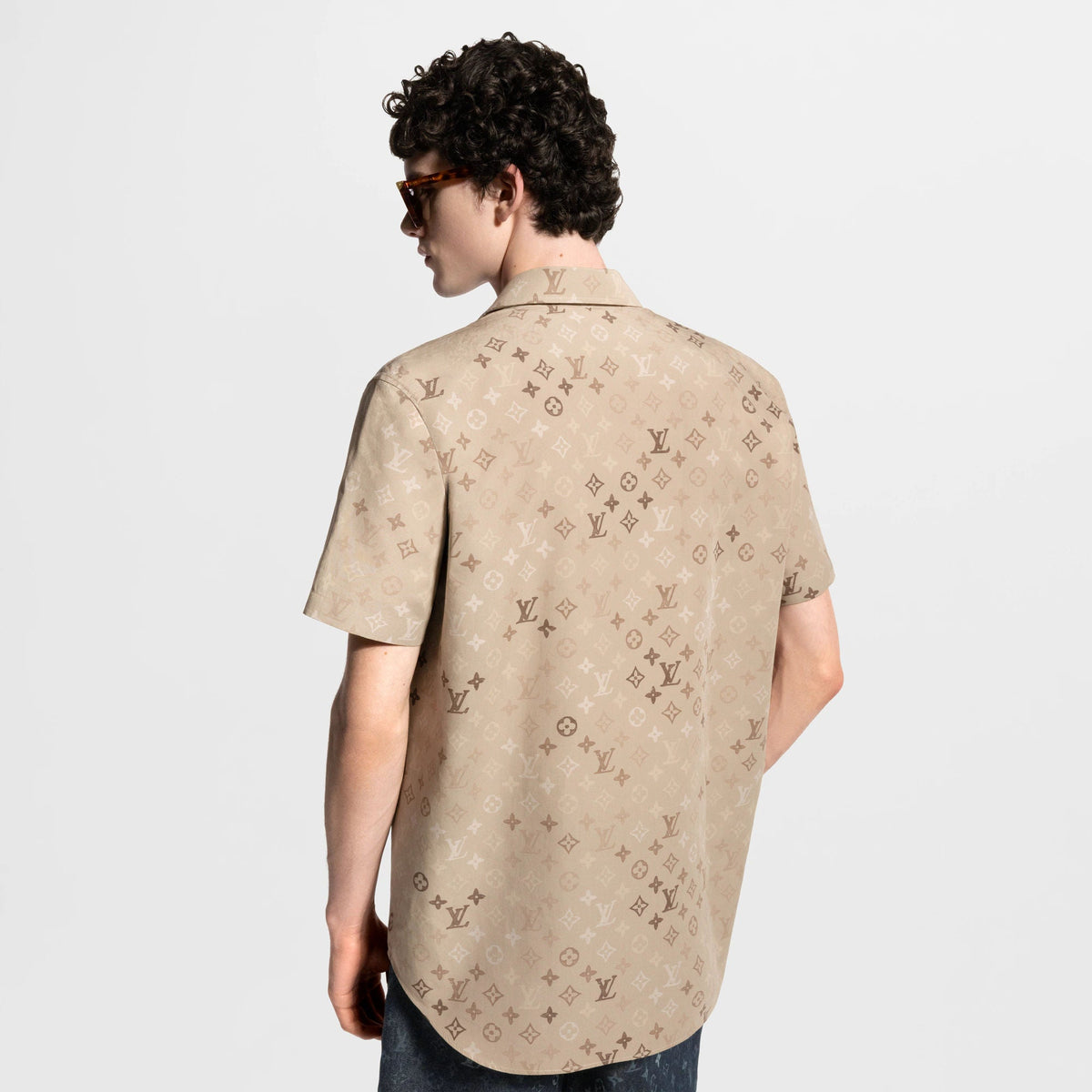 Men's Monogram Short-Sleeved Shirt