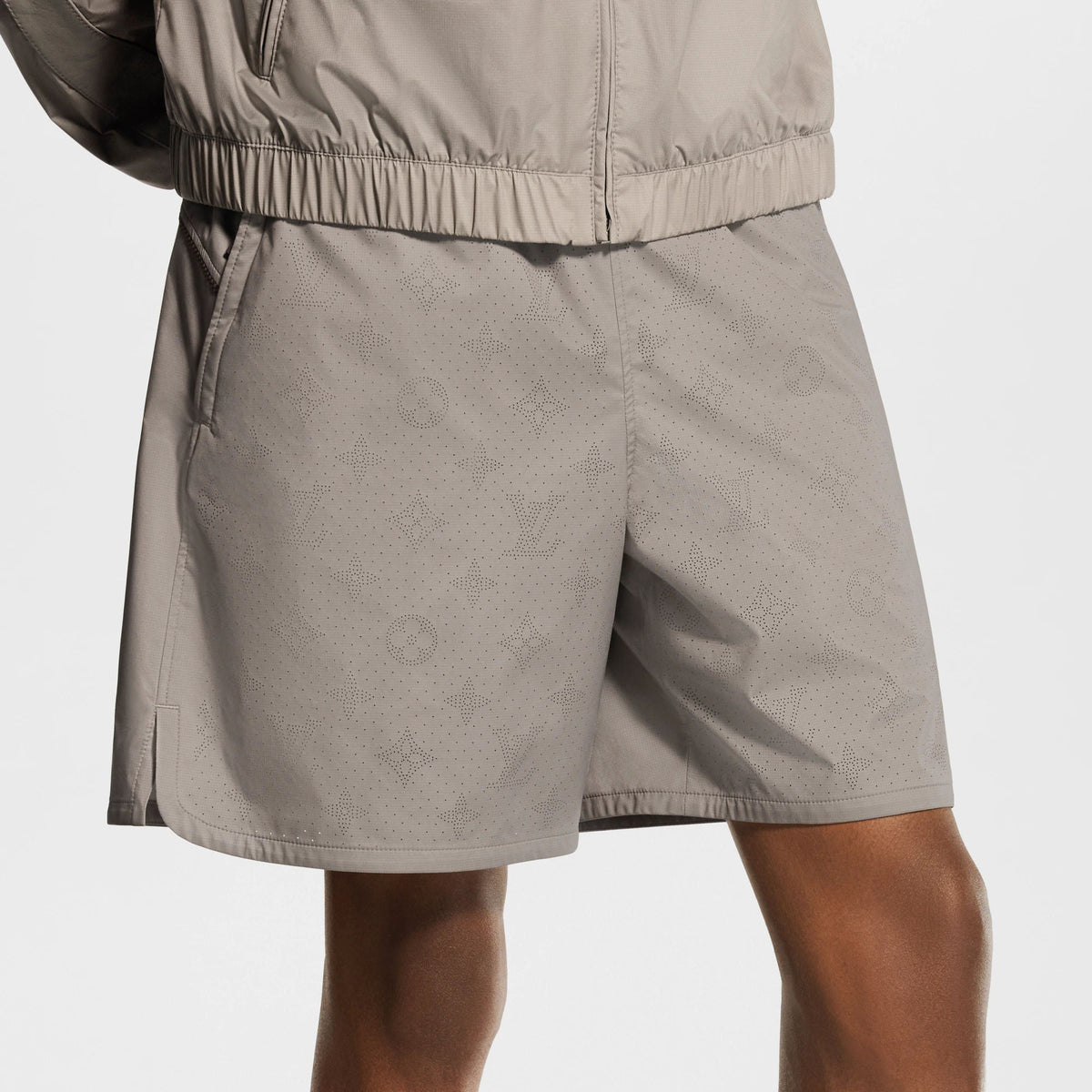 Men's Monogram Ripstop Warm Up Shorts