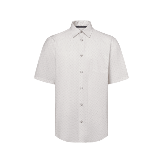 Men's Monogram Printed Short-Sleeved Shirt