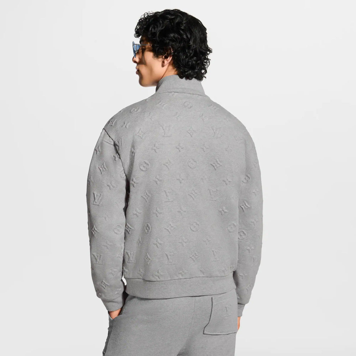 Men's Monogram Embossed Track Top