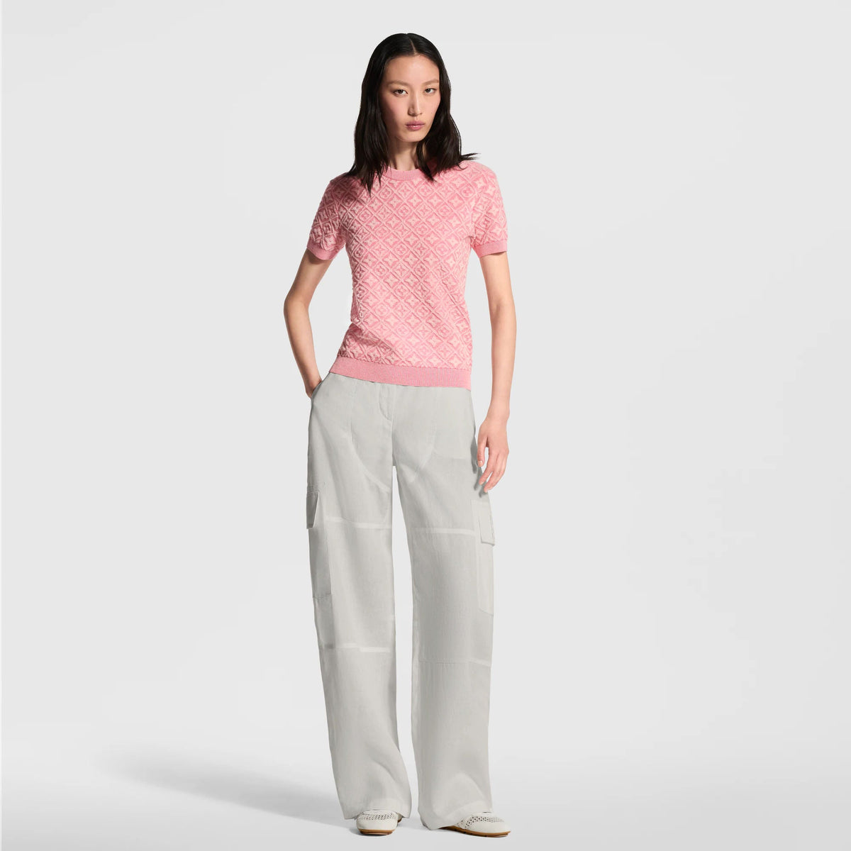 Women's Monogram Toweling Knit Top