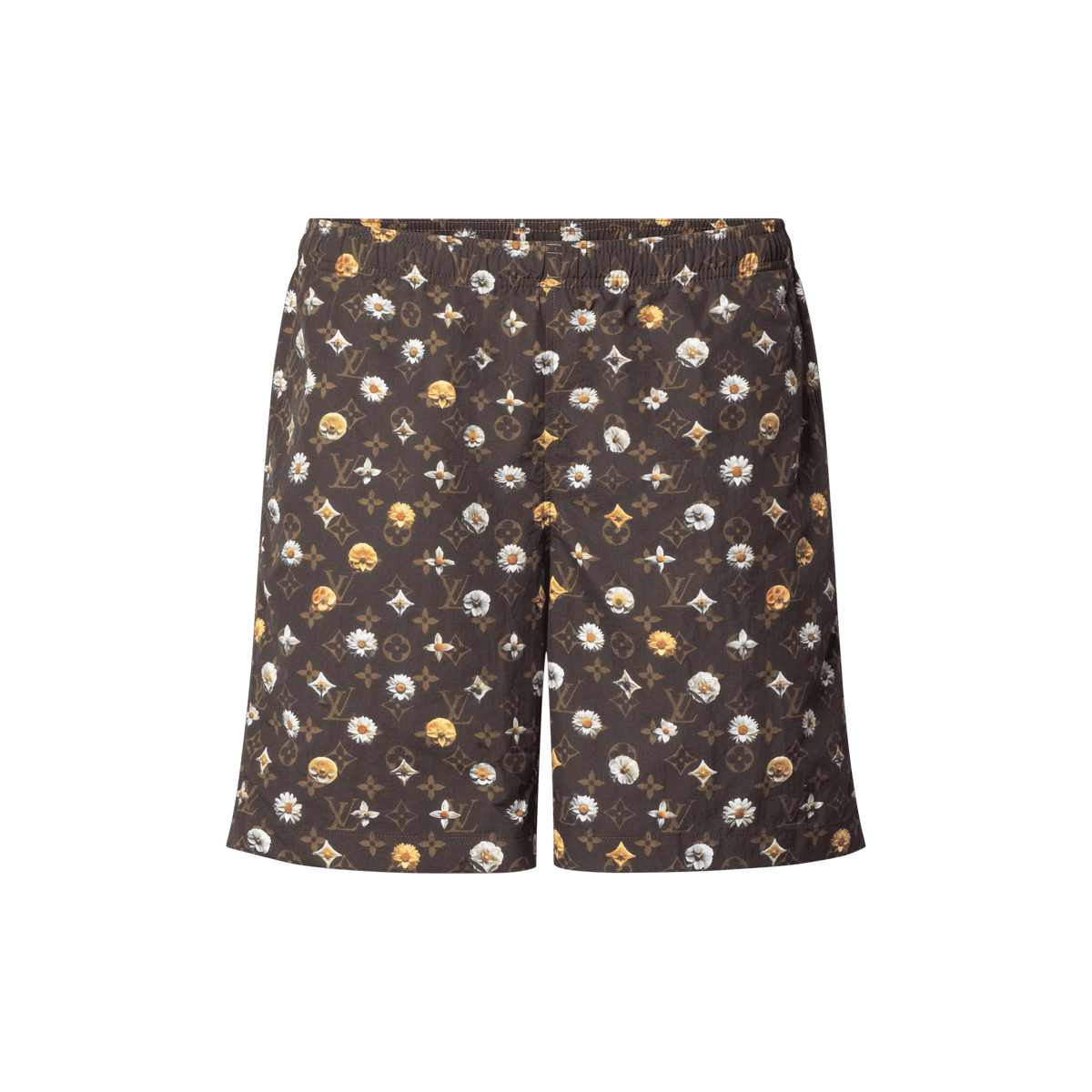 Men's Monogram Printed Swim Shorts