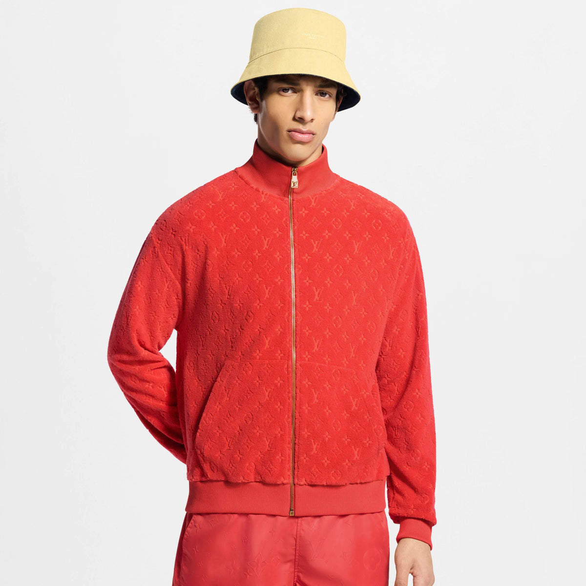 Men's Monogram French Terry Track Top