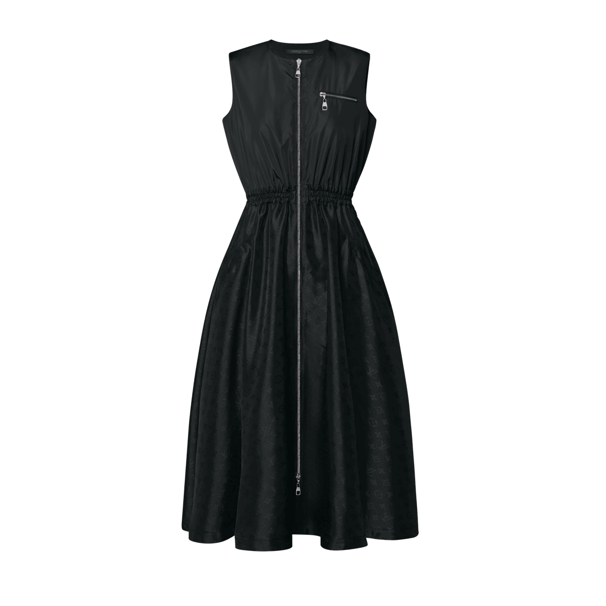 Women's Monogram Accent Zip-Up Dress