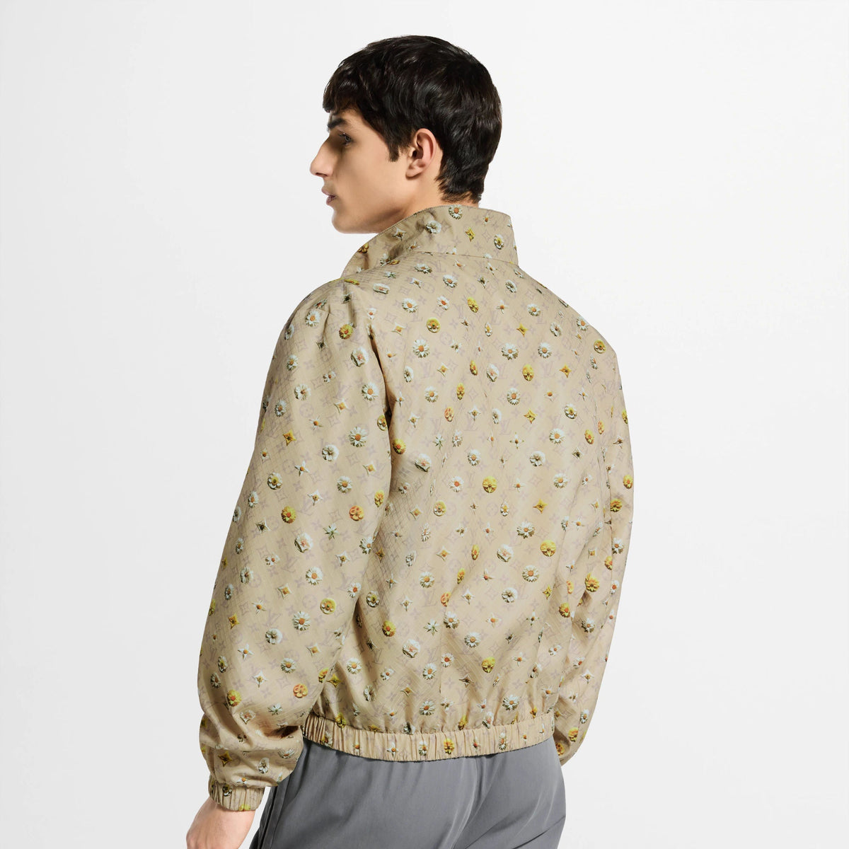 Men's Monogram Printed Track Top