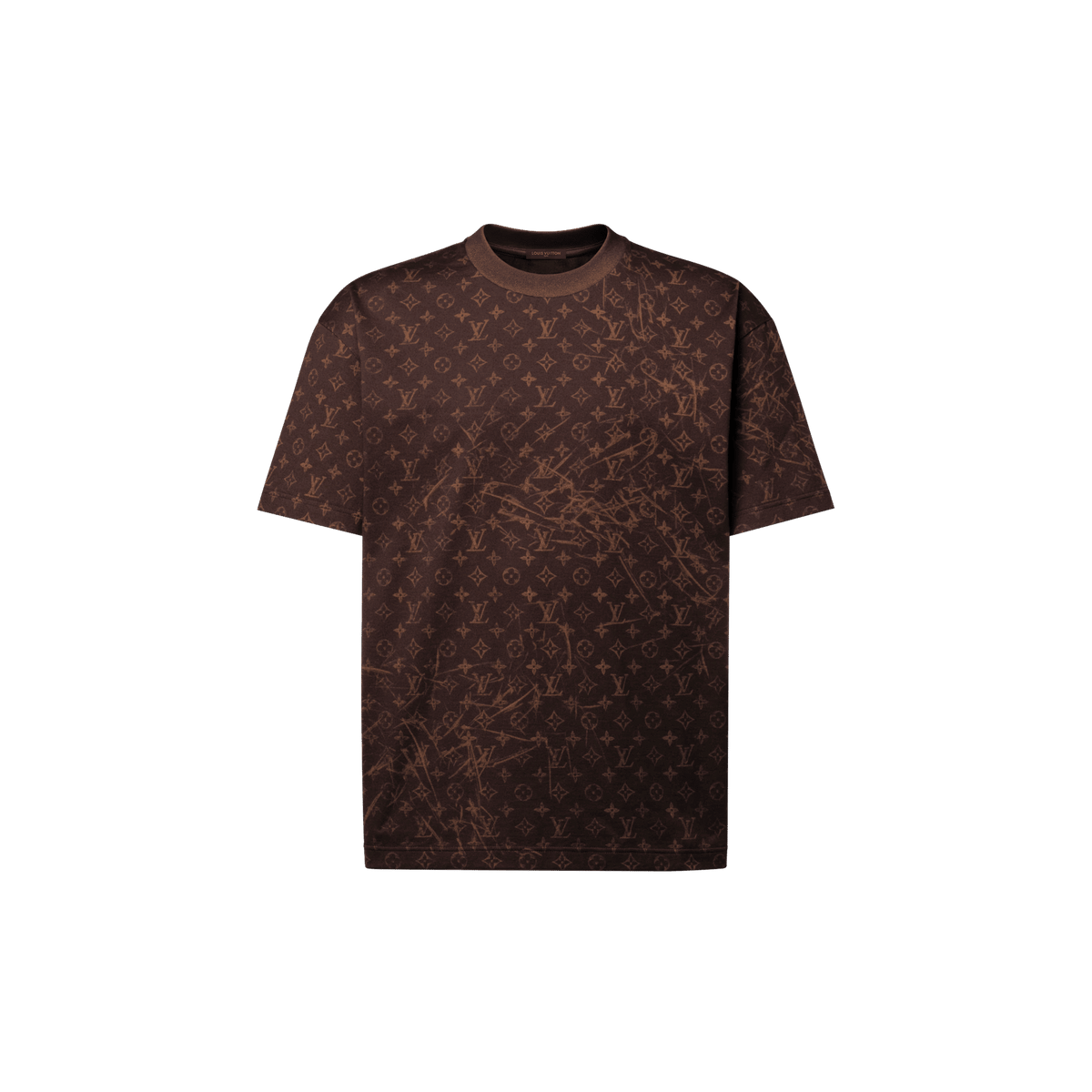 Men's Monogram Scratched Cotton T-Shirt