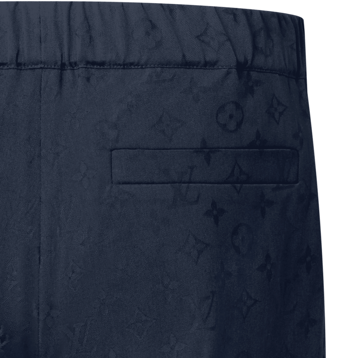 Men's Monogram Wool Drawstring Pants