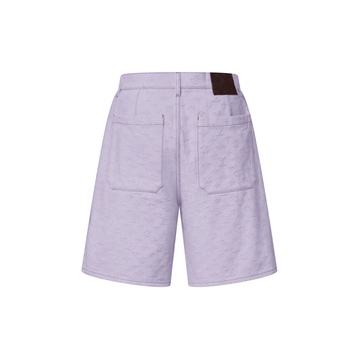 Men's Monogram Jacquard Denim Workwear Shorts