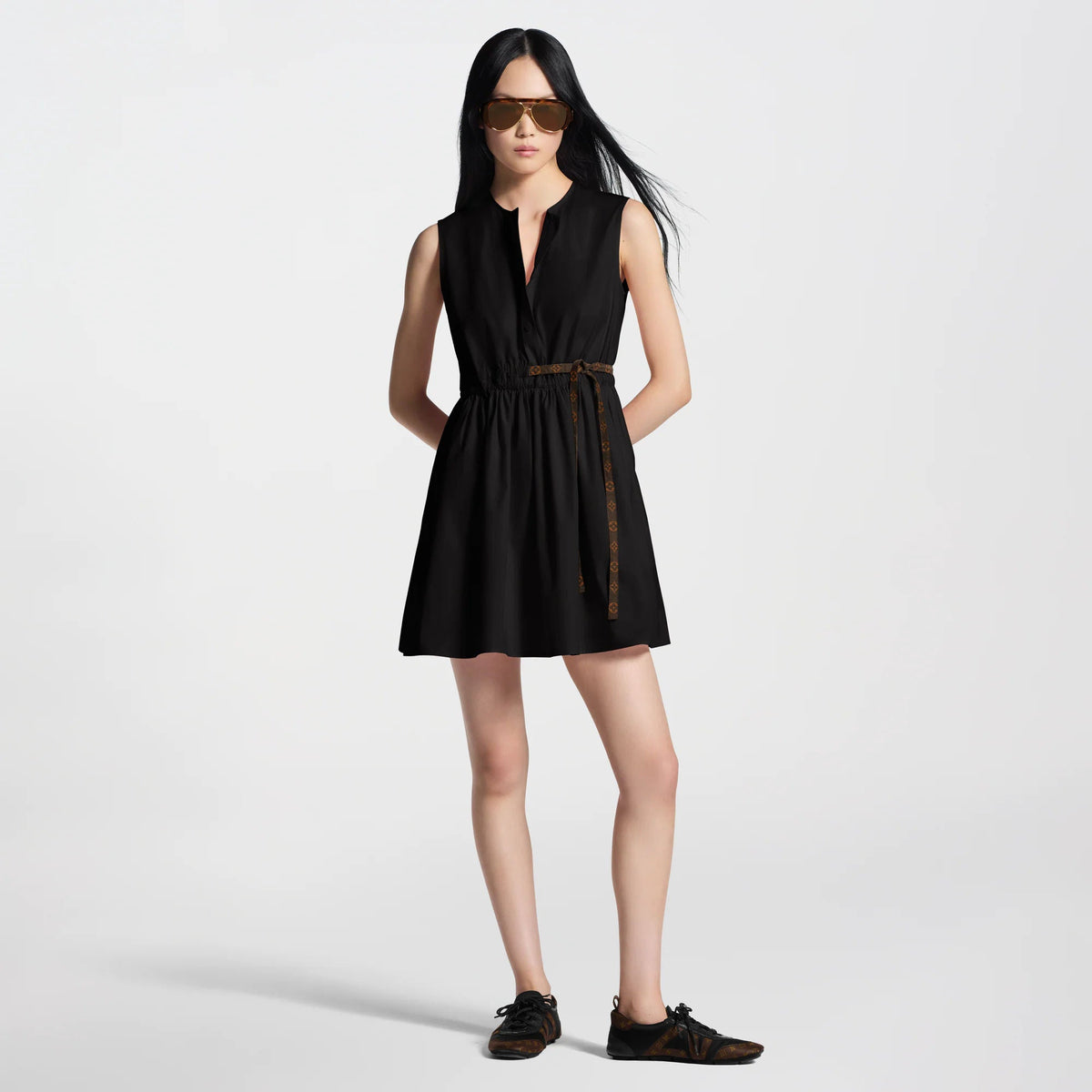 Women's Monogram Drawstring Dress