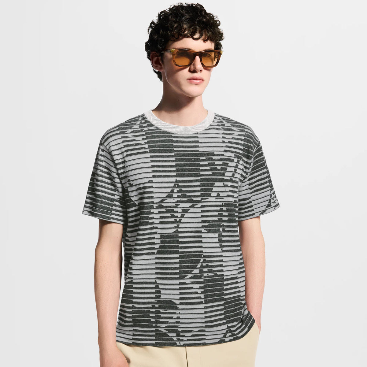 Men's Monogram Short-Sleeved Crewneck