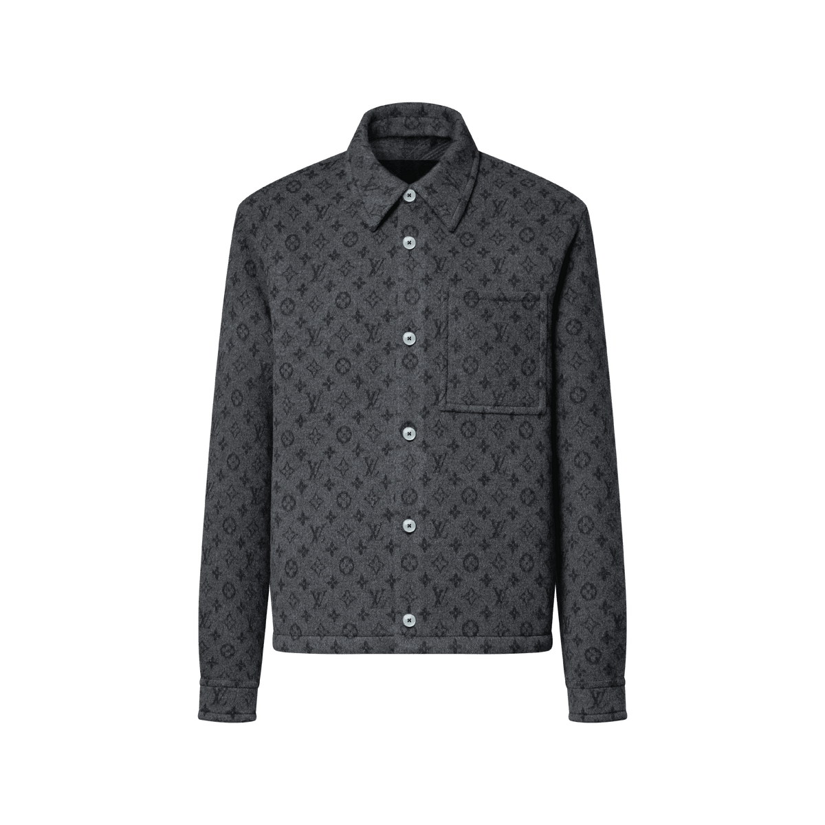 Men's Monogram Double Face Overshirt