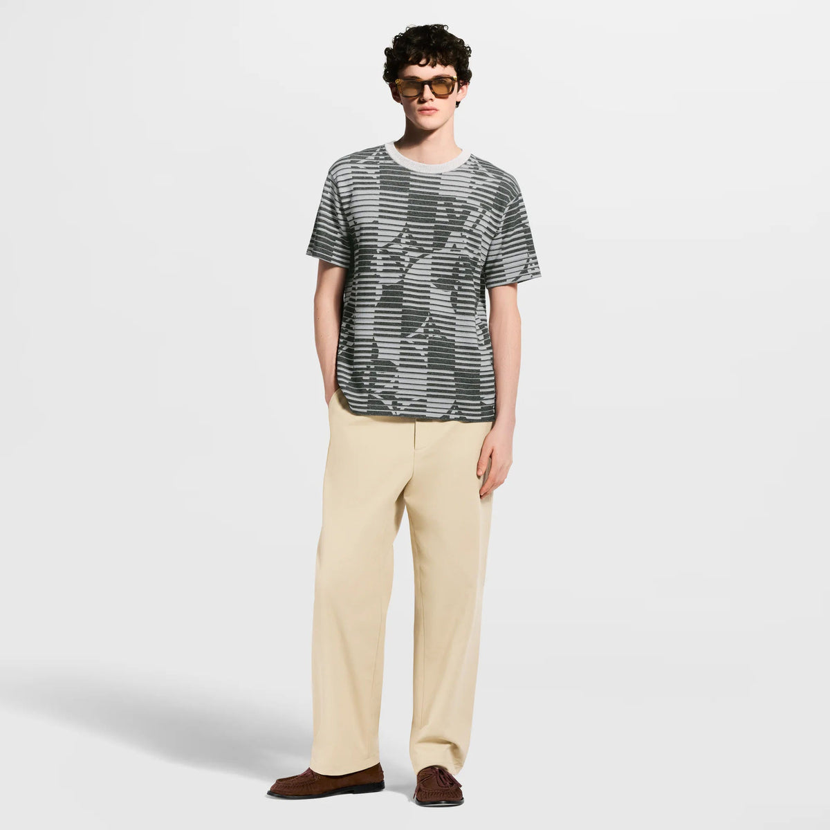 Men's Monogram Short-Sleeved Crewneck