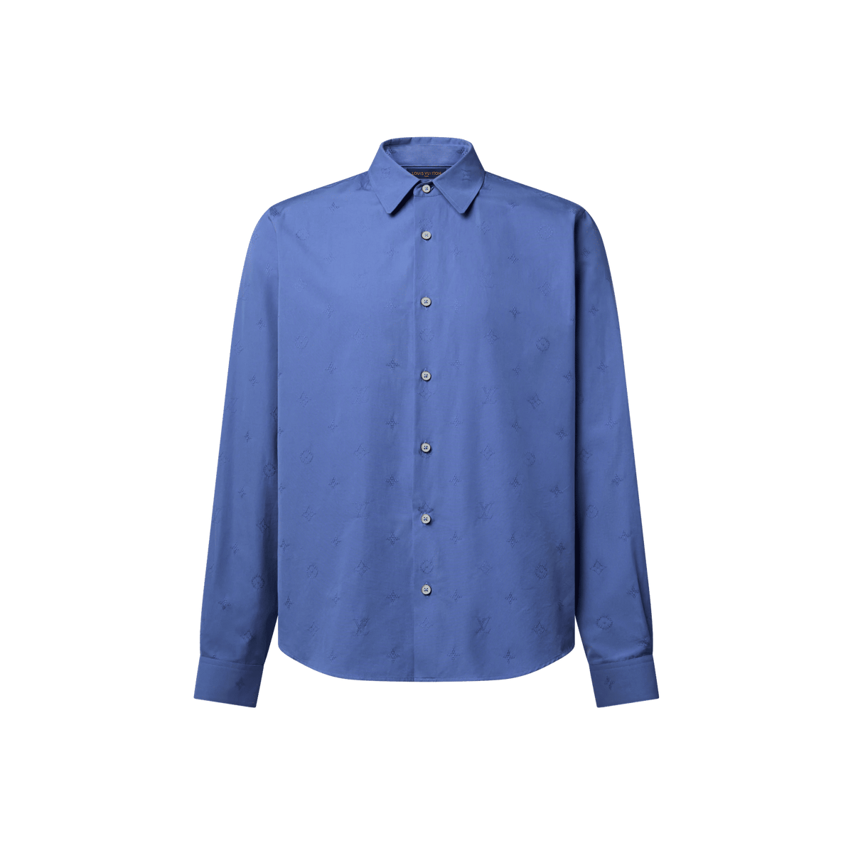 Men's Monogram Embroidered Long-Sleeved Shirt