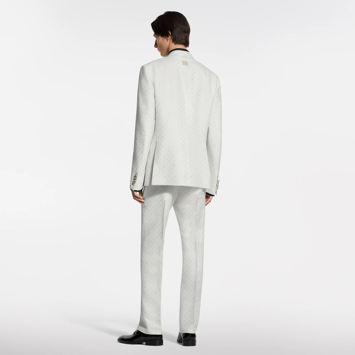 Men's Monogram Silk-Mohair-Blend Gaston Pants