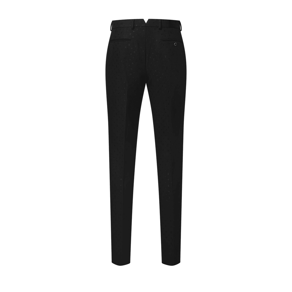 Men's Monogram Satin Cigarette Pants