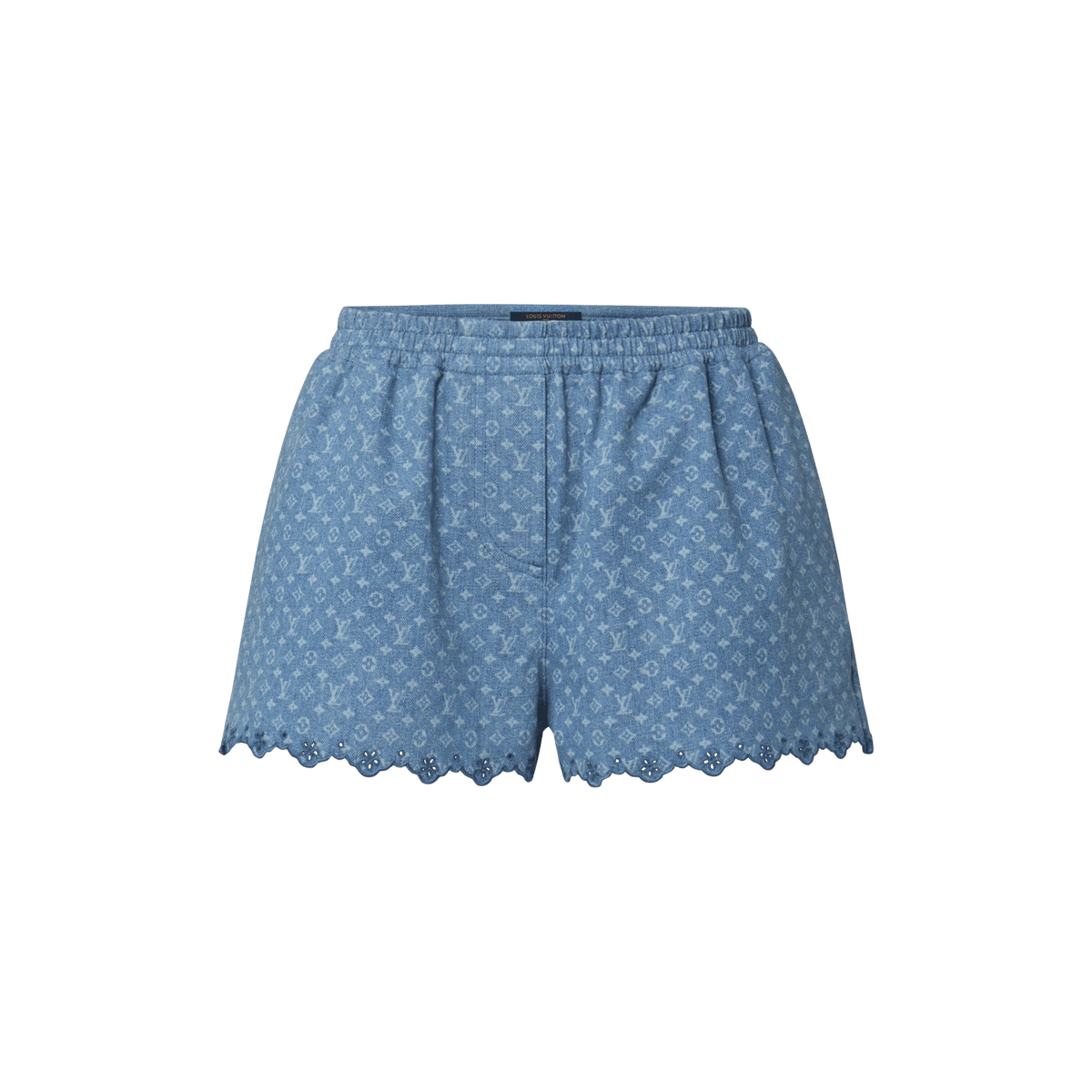 Women's Monogram Denim Mini Shorts