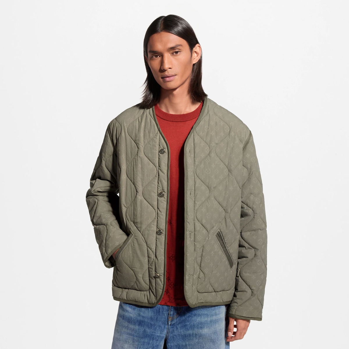 Men's Monogram Quilted Liner Jacket