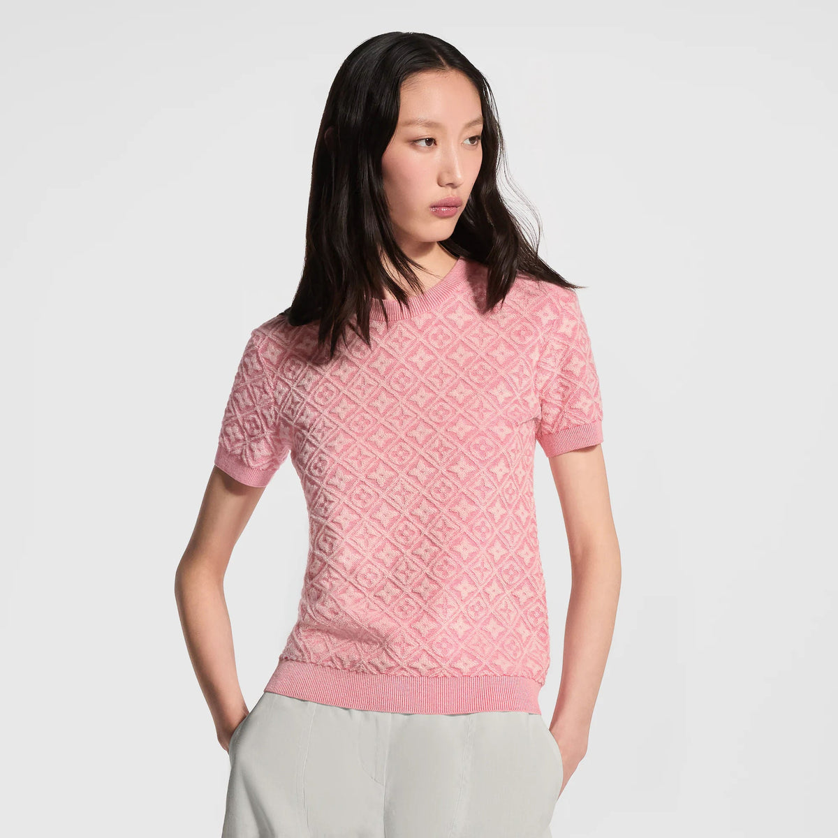 Women's Monogram Toweling Knit Top