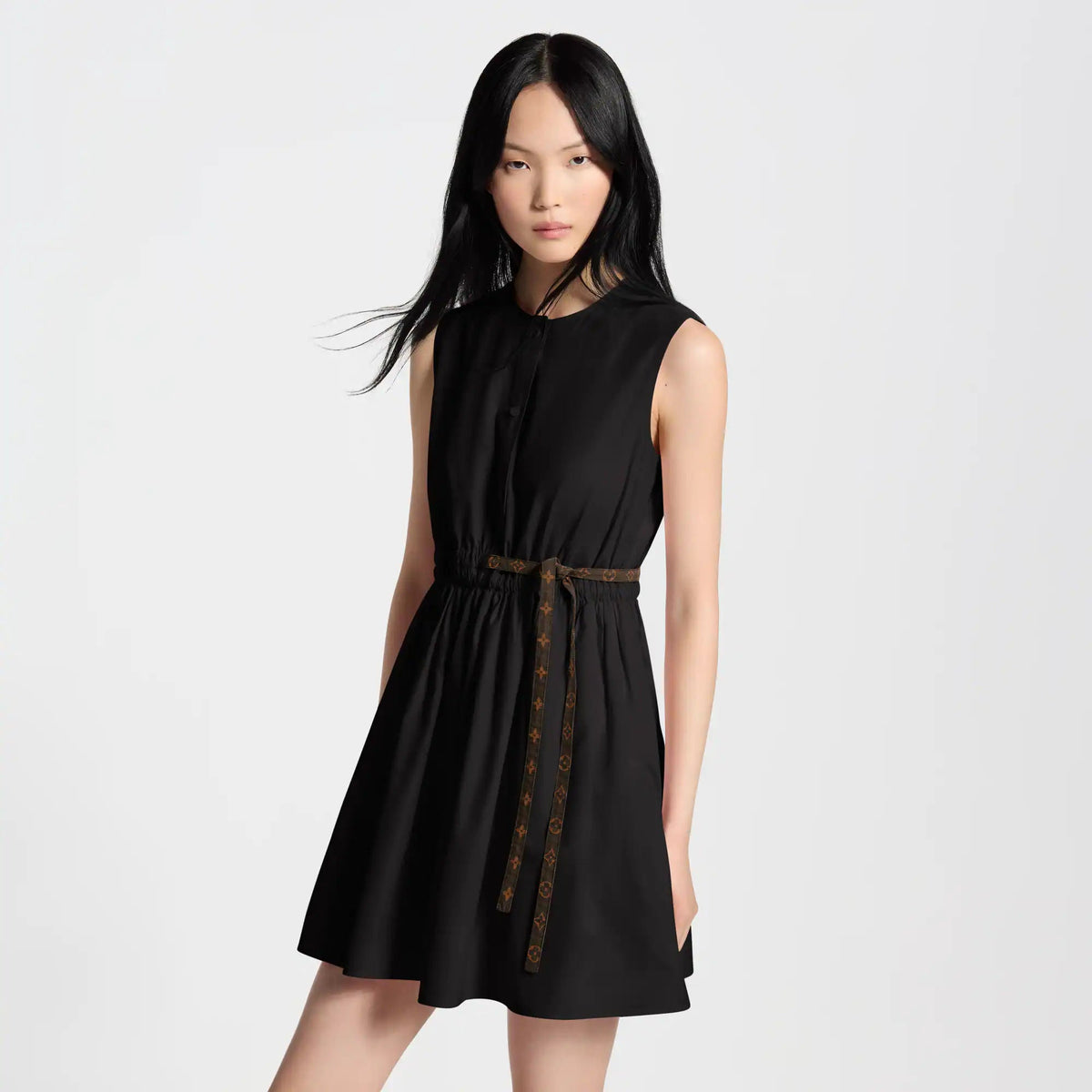 Women's Monogram Drawstring Dress