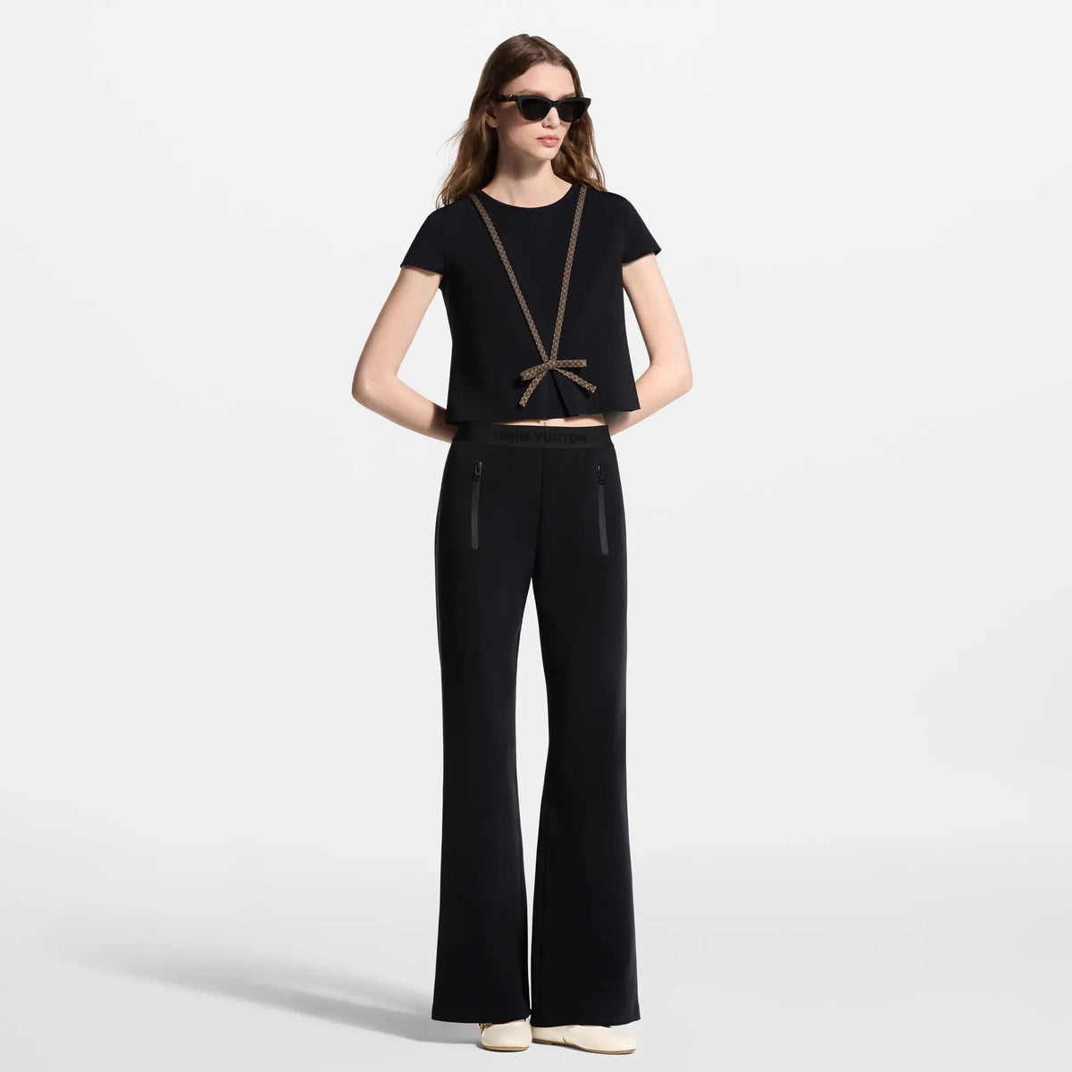 Women's Monogram Accent Flared Pants