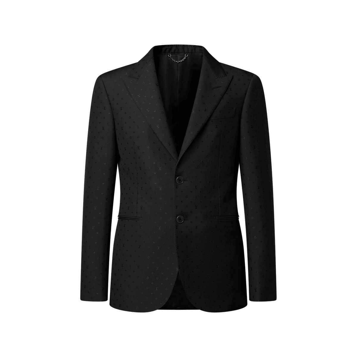 Men's Monogram Satin Single-Breasted Pont Neuf Jacket