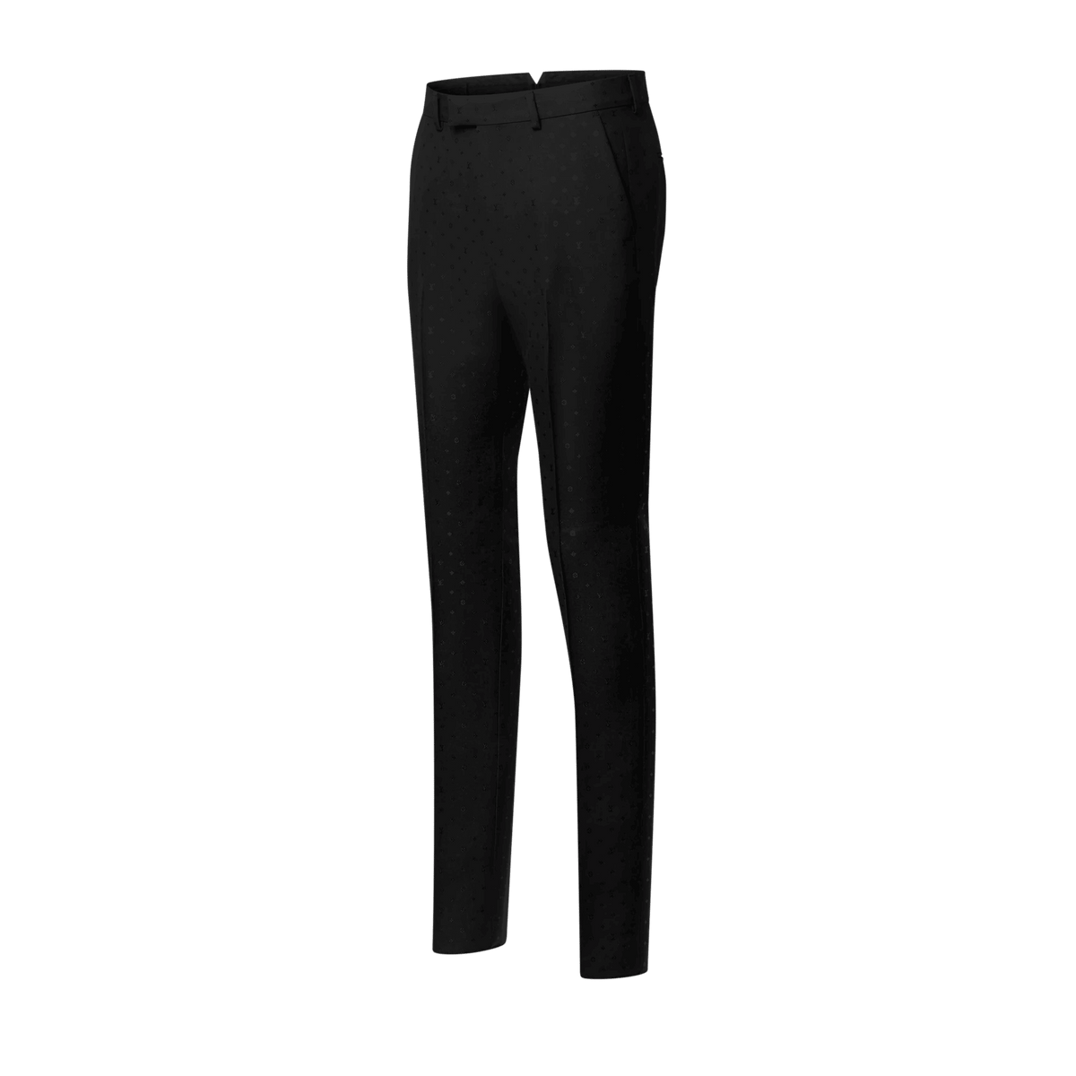 Men's Monogram Satin Cigarette Pants