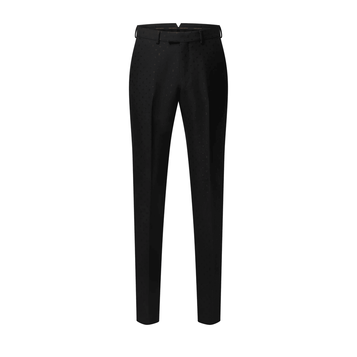Men's Monogram Satin Cigarette Pants