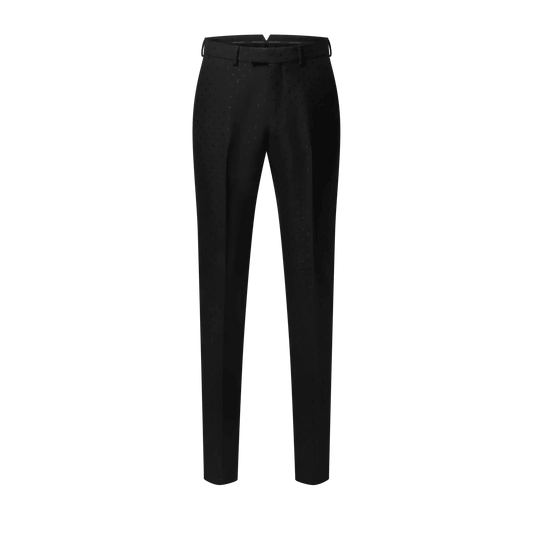 Men's Monogram Satin Cigarette Pants