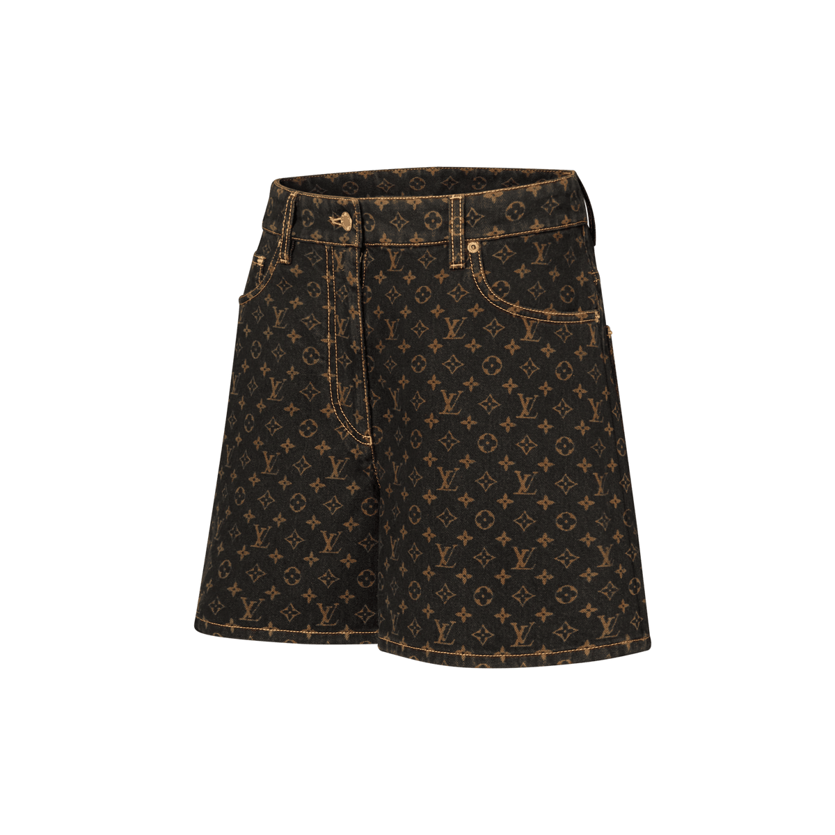 Women's Monogram Denim Shorts