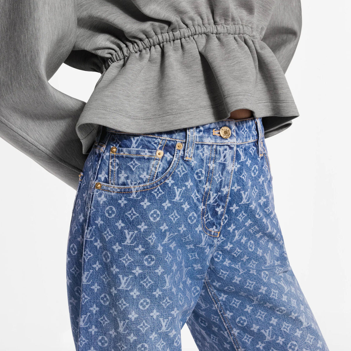 Women's Monogram Flared Jeans