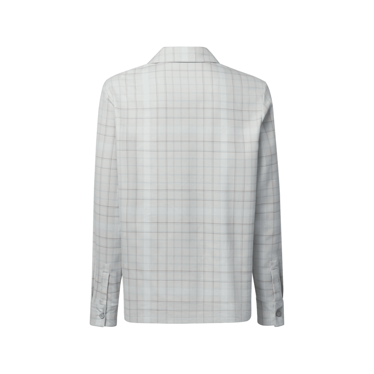 Men's Monogram Flannel Long-Sleeved Shirt