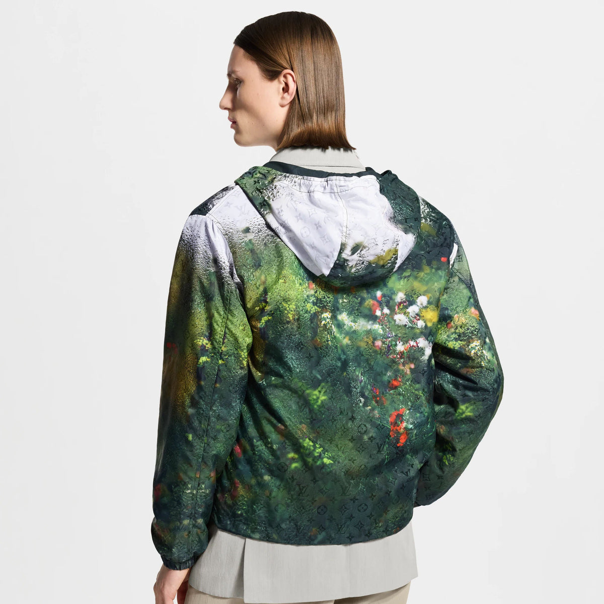 Men's Monogram Printed Windbreaker