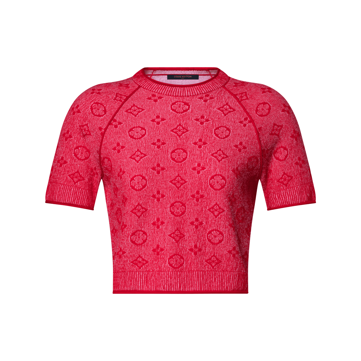 Women's Monogram Tweed-Effect Knit Top
